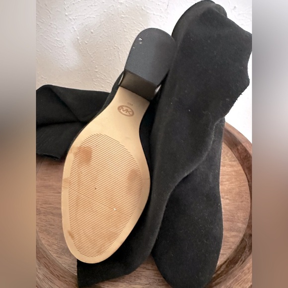 Michael Kors Leigh Suede Knee High Boots - 9 - Picture 6 of 7